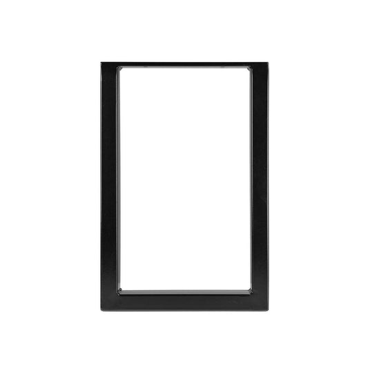 Rapidhome Black Rio Steel Bench Seat Leg 30 x 45 x 6cm - 1 Pack - Auzzistore