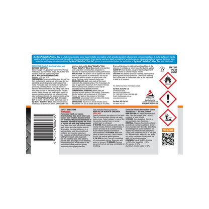 Dy-Mark Silver Zinc Metal Paint 500ml Anti-Corrosive Fast Dry