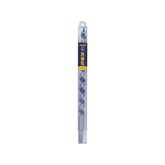 Irwin Auger Bit - 18 x 380mm - Hardened Steel - Self-Pulling Thread – view 2 - Auzzistore