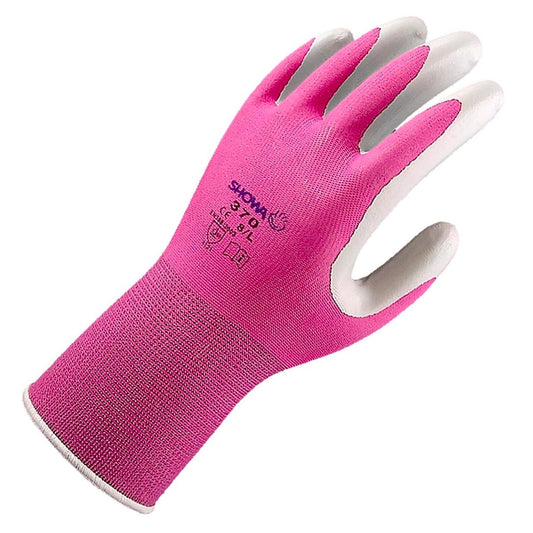 Lynn River Showa 370 Gardening Gloves - Small - Nitrile - Water Resistant - Auzzistore