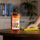 O'Cedar Furniture Polish 300ml Liquid Wood Care Nourishes Prevents Cracking