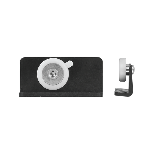 Rolltrak Adjustable Plastic Trolley - Acetal Roller - 58mm - Black - Auzzistore