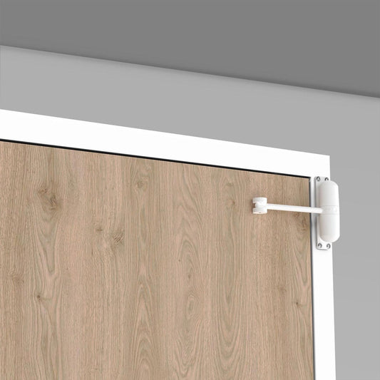Rolltrak White Automatic Door Closer - 68kg Engineered Plastic - Easy Install – view 2 - Auzzistore