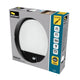 Brilliant 10W Alston Slimline Round Bunker Security Sensor Light - 205mm - Black - 1000 Lumens - PIR Motion Detection