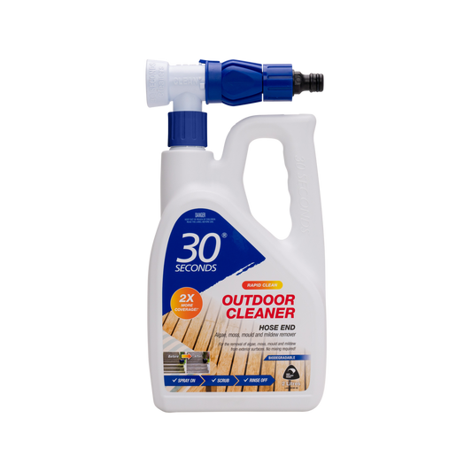 30 Seconds Outdoor Cleaner - 2L - Rapid Hose End Technology - Blue