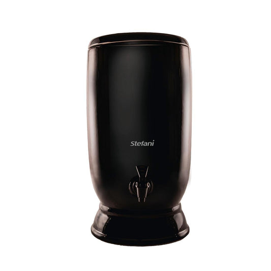 Stefani Water Purifier - 12L - Black Porcelain - Natural Filtration
