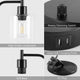 2x Pack Industrial Table Lamp with 2 USB Port for Bedside Nightstand Desk and Living Room Office (Bulb not Included) | Auzzi Store