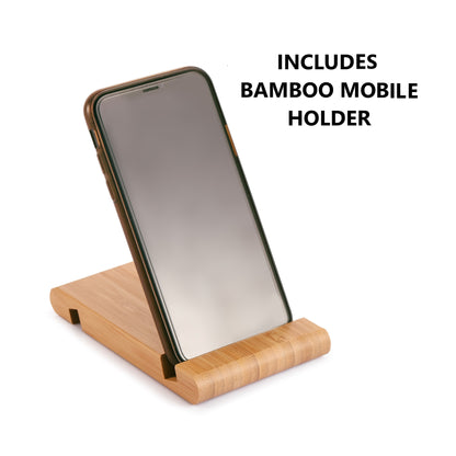 3 Pieces Bamboo Cutting Board with Juice Groove and Mobile Holder included for Home Kitchen | Auzzi Store