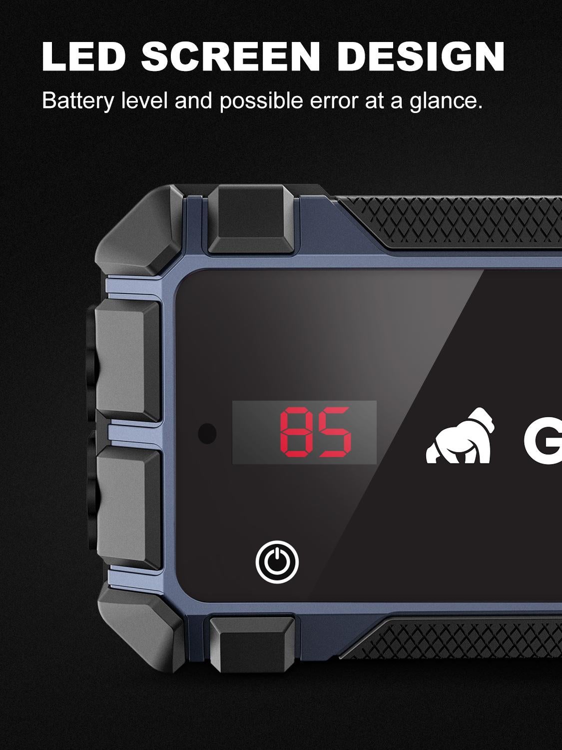 Gorilla 20,000mAh IP65 Water Resistant Jump Starter Kit