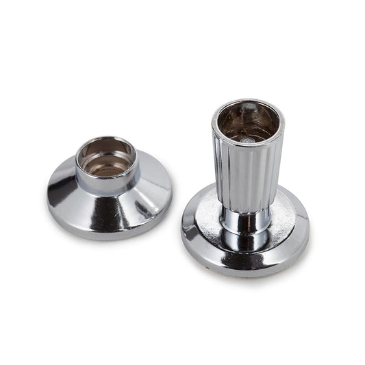 Sandleford Adjustable Pillar Ends - 16mm/19mm - Zinc Alloy - Chrome Plated - Auzzistore