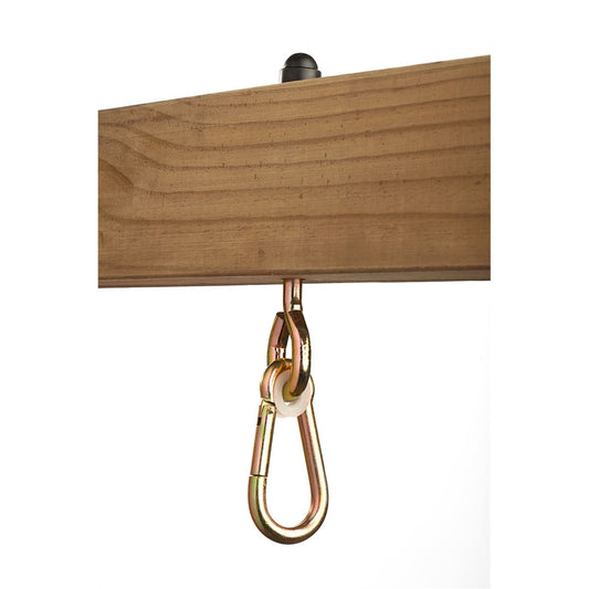 O Swing Hook - 45mm - Zinc Plated Steel - Nylon Bush Design – view 2