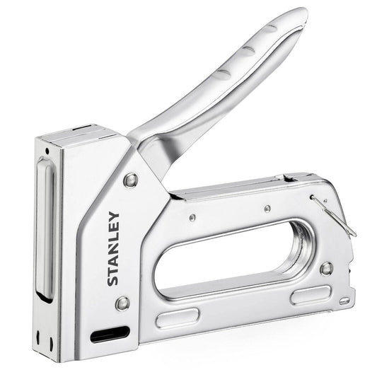 Stanley Heavy Duty Steel Staple Gun - 200mm x 40mm x 270mm - Anti-Jam Mechanism - Auzzistore