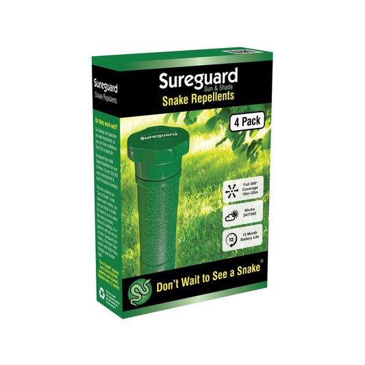 Sureguard Snake Repellent 4 Pack - 50mm - Durable - Effective Deterrent - Auzzistore