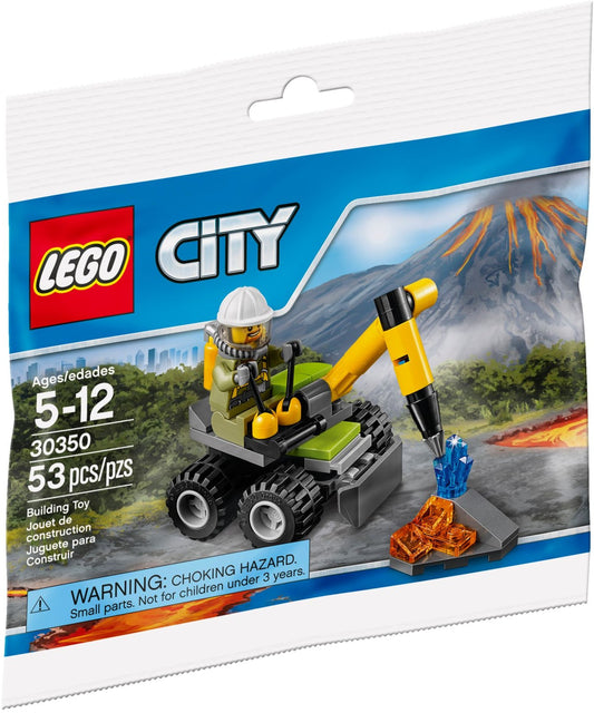LEGO 30350 City Volcano Jackhammer Polybag - Auzzistore