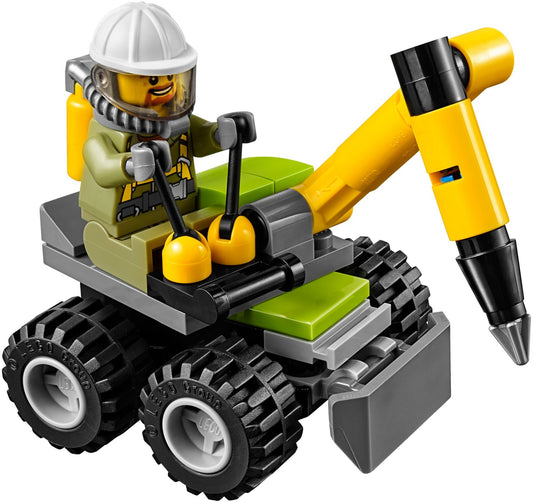 LEGO 30350 City Volcano Jackhammer Polybag – view 2 - Auzzistore