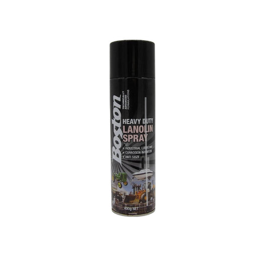 Boston Heavy Duty Lanolin Spray 400gm - Moisture Retention - Clear