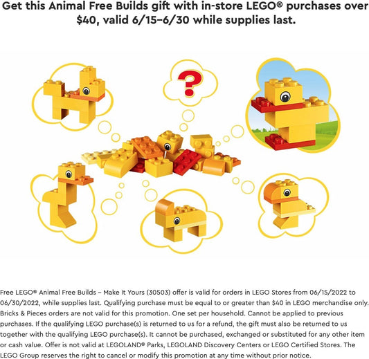 LEGO 30503 Build Your Own Animals Polybag – view 2 - Auzzistore