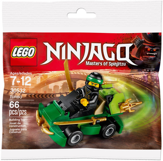 LEGO 30532 Lloyd's Turbo Ninja Car with Katanas & Shurikens – view 2 - Auzzistore