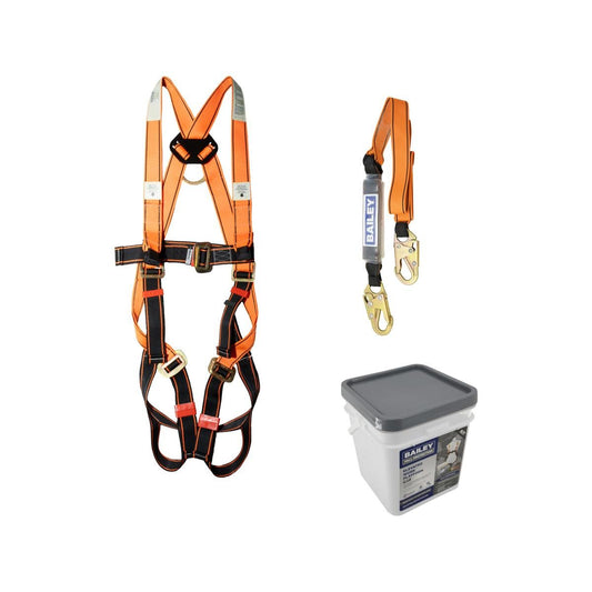 Bailey Fall Protection Elevated Work Platform Kit - Universal Harness - 2.0m Lanyard - 5kg - Auzzistore