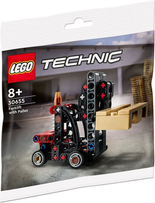 LEGO 30655 Forklift with Pallet Polybag - Auzzistore
