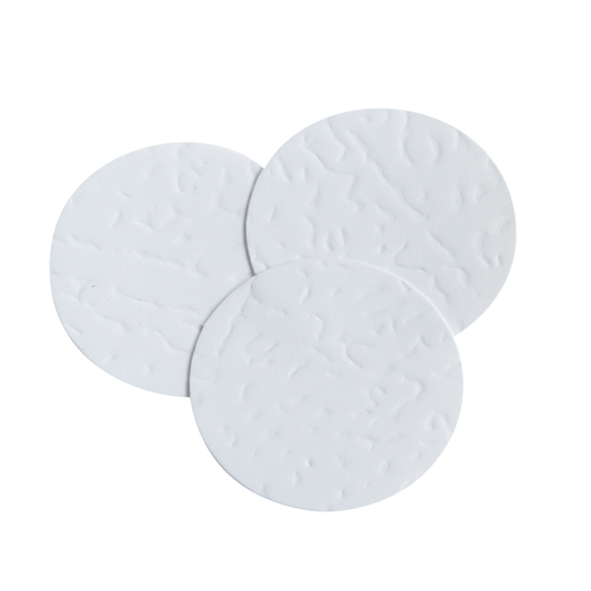 Kaboodle Stick On Screw Caps - 100 Pack - White Plastic - Easy To Use