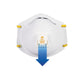 3M P2 Particulate Sanding and Fibreglass Valved Respirators - 5 Pack – view 3