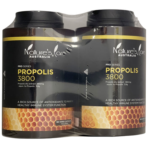 Nature's Care Pro Series Propolis 3800mg 2 x 180 Capsule - Auzzistore