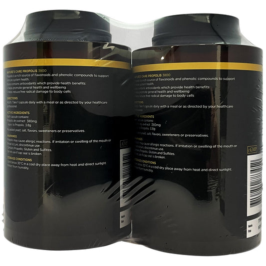 Nature's Care Pro Series Propolis 3800mg 2 x 180 Capsule – view 2 - Auzzistore