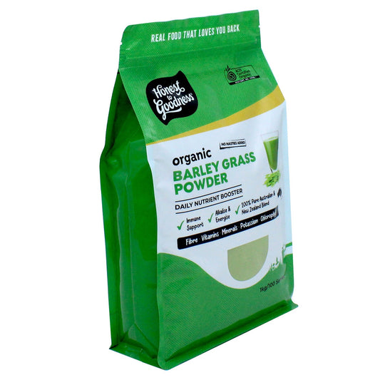 Honest To Goodness Organic Barley Grass 1kg - Certified, Antioxidants, Fibre, Alkaliser, Non GMO – view 2 - Auzzistore