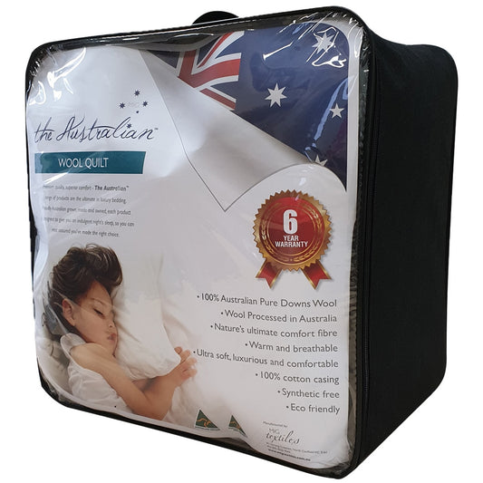 The Australian Wool Fill Quilt Super King - Auzzistore
