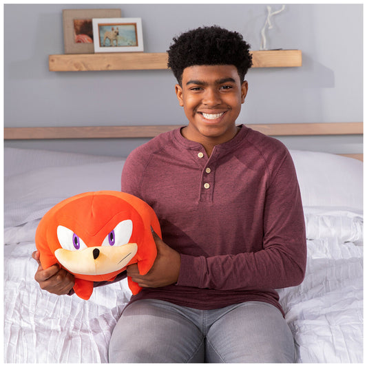 Club Mocchi-Mocchi Mega Sonic Knuckles Plush Assortment - Soft & Huggable Sonic the Hedgehog Character Plush Toys - Auzzistore