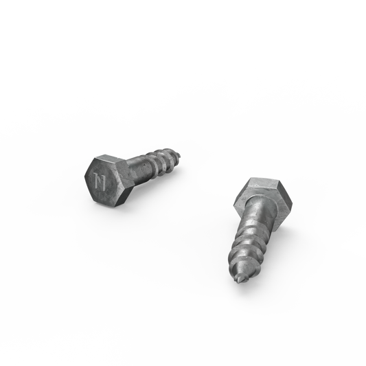 Zenith Hot Dip Galvanised Hex Head Coach Screws M10 x 40mm 25 Pack – view 2 - Auzzistore