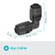 Gardena 13mm Micro Irrigation L-Joint 2 Pack - 90-Degree Connection - Black