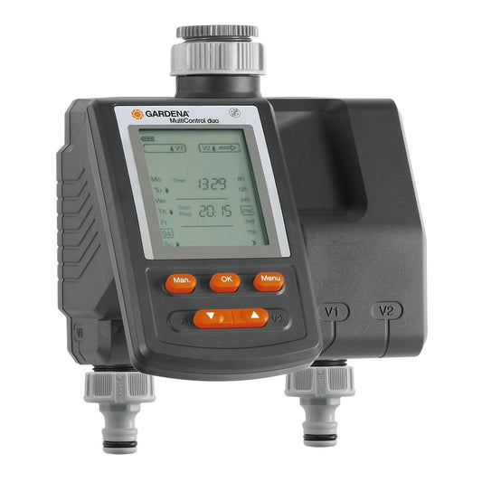 Gardena MultiControl Duo Water Computer - 2 Zones - Automatic Irrigation