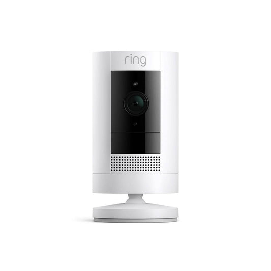 Ring Outdoor Camera Stick Up Cam Battery - 1080p HD - White - Wireless - Auzzistore
