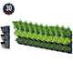 Maze TRI Large Vertical Garden With 10 Frames And 30 Pots