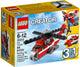 LEGO 31013 Red Thunder Helicopter 3-in-1 Rescue Biplane Boat Set
