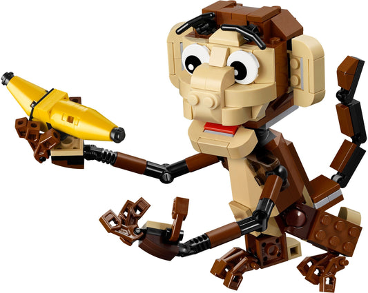 LEGO 31019 Creator 3-in-1 Forest Animals: Monkey, Bear & Squirrel – view 2 - Auzzistore