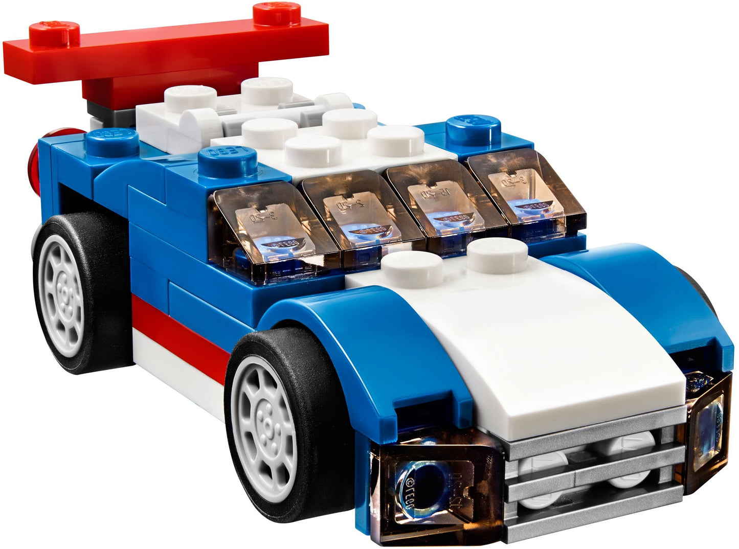 LEGO 31027 Blue Racer 3-in-1 Sports Car, Snowplow, Buggy