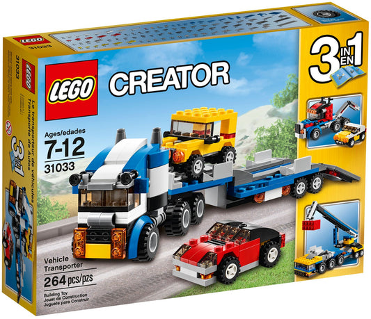LEGO 31033 Vehicle Transporter: Car Carrier Truck & Trailer 3-in-1 - Auzzistore