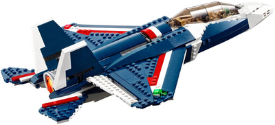 LEGO 31039 Blue Power Jet 3-in-1 Airplane, Helicopter, Hovercraft