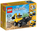 LEGO 31041 3-in-1 Construction Vehicles: Backhoe, Dump Truck & Telehandler