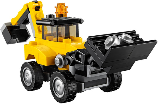 LEGO 31041 3-in-1 Construction Vehicles: Backhoe, Dump Truck & Telehandler – view 2 - Auzzistore