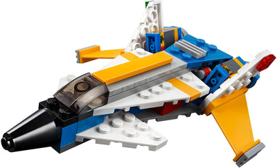 LEGO 31042 Super Soarer 3-in-1 Jet, Airplane, Futuristic Plane Building Set