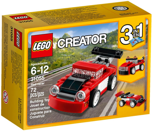 LEGO 31055 Red Racer 3-in-1 Sports Car, Tow Truck & Race Car - Auzzistore