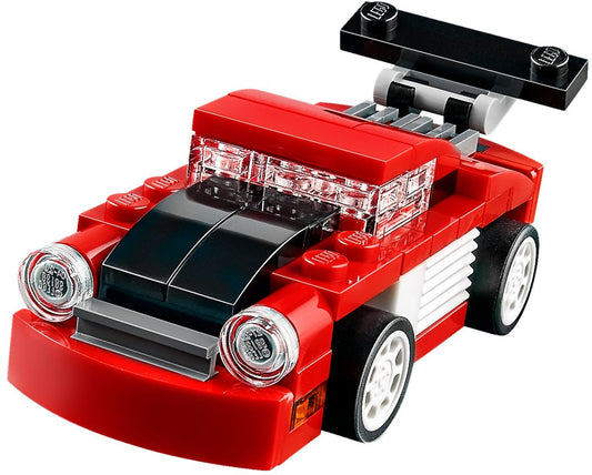 LEGO 31055 Red Racer 3-in-1 Sports Car, Tow Truck & Race Car – view 2 - Auzzistore
