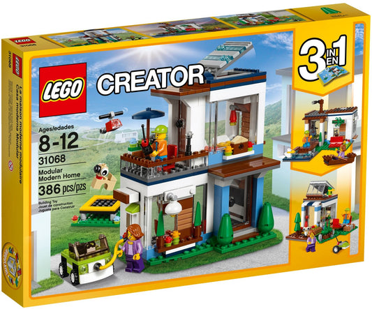 LEGO 31068 Modern Home 3-in-1 Creator Set: Build, Customize, Play! - Auzzistore