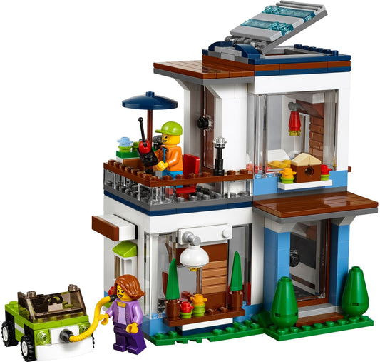 LEGO 31068 Modern Home 3-in-1 Creator Set: Build, Customize, Play! – view 2 - Auzzistore