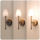 Globe LED Wall Sconce Wireless Light 2 Pack, Black Finish, 250 Lumens, 2700K, 3 Step Dimmer, USB-C Charging - Ideal for Apartments & Dorm Rooms – view 5