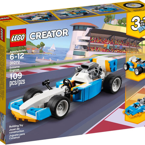 LEGO 31072 Extreme Engines: Race Car, Hot Rod & Speedboat 3-in-1